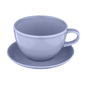 Кофейная пара RISE 320 мл васильковая